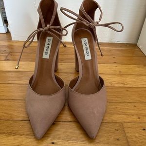 Steve Madden papmerd block heels, nubuck